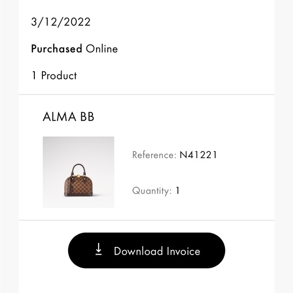 Louis Vuitton Alma BB - Picture 8 of 10